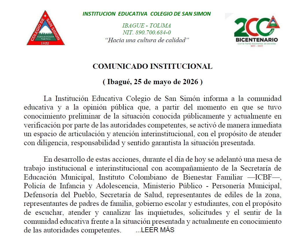 COMUNICADO 25 05 IMAGEN